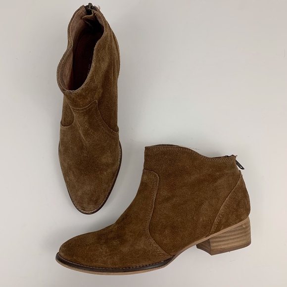 Seychelles Shoes - Seychelles | Brown Suede Leather Ankle Boots